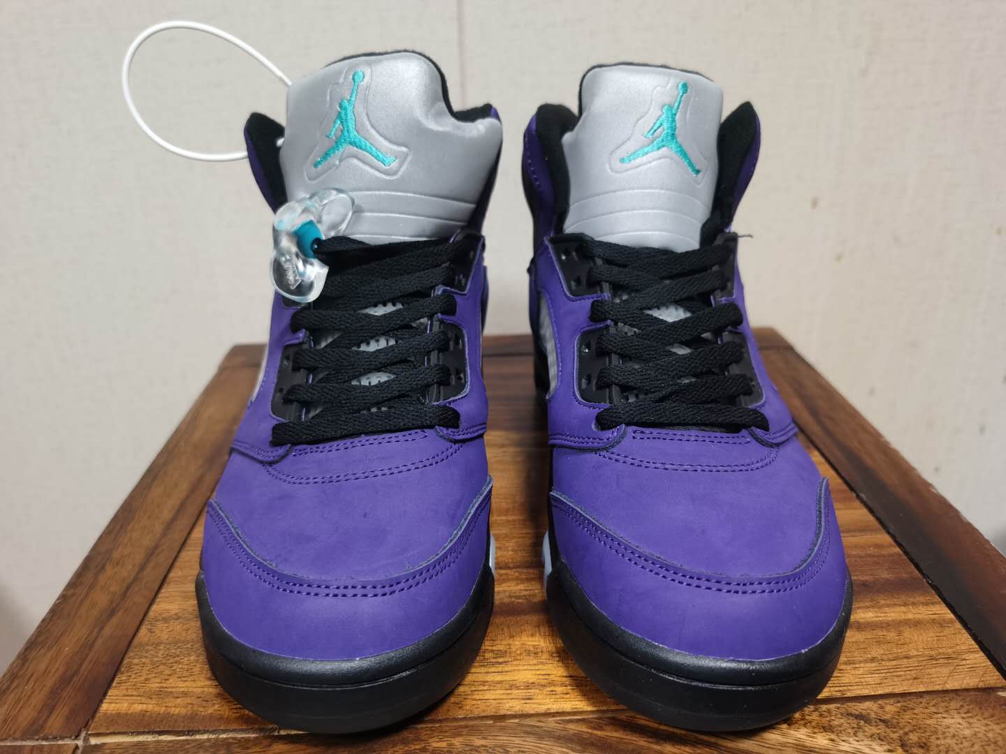 Men Air Jordan 5 Retro Grape Purple Black